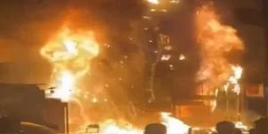 السيطرة على حريق هائل بمطعم في ميدان سفير دون خسائر بشرية