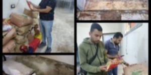 صحة القليوبية تضبط منتجات غذائية فاسدة داخل أحد المجازر ببنها