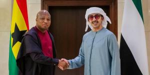 عبدالله بن زايد يبحث مع وزير خارجية غانا العلاقات الثنائية