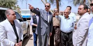 محافظ سوهاج يتفقد محطة إكثار الدواجن بحي غرب وموقع مشروع تسمين الدواجن بالأحايوة شرق