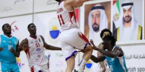 الشارقة يهزم الجزيرة بفارق 51 نقطة في كأس السلة