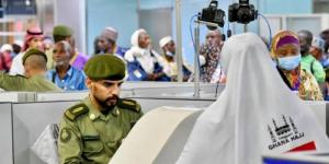 جوازات مطار المدينة تستقبل أولى رحلات حجاج غانا