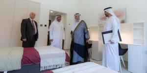 سلطان يفتتح المجمع السكني في جامعة خورفكان