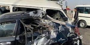إصابة 4 في تصادم سيارة ملاكى وأخرى ميكروباص فى قنا