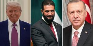 عبر تقنية الفيديو.. أردوغان انضم إلى اجتماع ترامب والشرع في الرياض