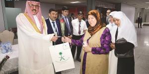 السفير الرشيدان يودّع حجاج طاجيكستان
