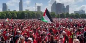تظاهرات أوروبية حاشدة تندد بالمجزرة اليومية في غزة وتطالب بوقف الدعم للصهيونية