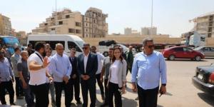 محافظ الجيزة يتفقد أعمال التطوير بمحيط المتحف المصري الكبير