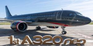 أول طائرة إيرباص A320neo جديدة للملكية الأردنية تحط في مطار الملك الحسين في العقبة