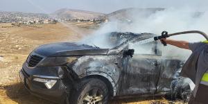 اصابة جراء استهداف العدو لسيارة عند اطراف بلدة عيناثا