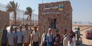حملة موسعة للتخلص من المخلفات الصلبه بمحمية نبق جنوب سيناء