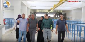 رئيس مياه المنيا : يتفقد محطات المياه والصرف بمركز ابوقرقاص 