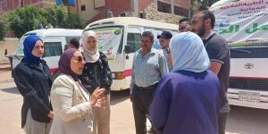 6 عيادات تخصصية..حياة كريمة تعالج أهالي المنايف بالإسماعيلية