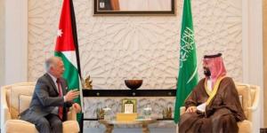ولي العهد والعاهل الأردني يبحثان العلاقات والأوضاع الفلسطينية