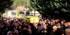 حزب الله وبلدة عيناثا يشيّعان الشهيد هادي خنافر