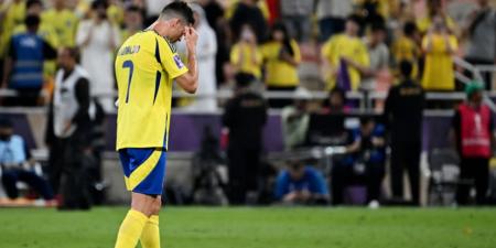شاهد ماذا فعل رونالدو بعد خروج النصر من دوري أبطال آسيا
