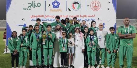 المنتخب السعودي يختتم كأس غرب آسيا لليزر رن ب12 ميدالية