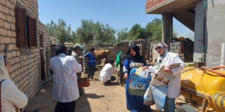 جامعة القناةتقدم خدمات صحية وزراعية وبيطرية مباشرة للمواطنين