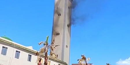 اندلاع حريق بصومعة مسجد في بركان يستنفر السلطات