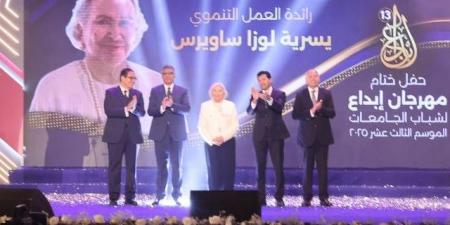 النجار يشهد حفل ختام مهرجان إبداع لطلاب الجامعات 