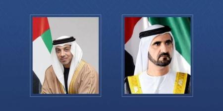 محمد بن راشد ومنصور بن زايد يهنئان رئيس وزراء الجمهورية اليمنية الجديد