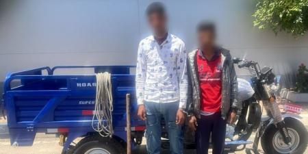 أمن الدقهليه يضبط أثنان تعديا على مواطن بعصا خشية