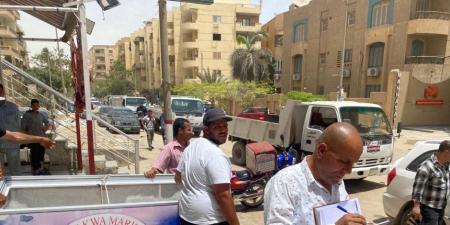 محافظة الجيزة تشن حملة موسعة لضبط المخالفات بحدائق الأهرام