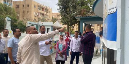 غلق وتشميع سنتر تعليمي غير مرخص بحدائق الاهرام