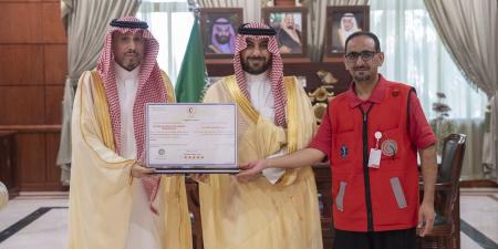 محافظة عنيزة تحصل على شهادة الامتثال الاسعافي