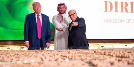 ولي العهد يصطحب ترامب في جولة بالدرعية