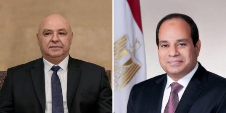 نص كلمة الرئيس السيسي بالمؤتمر الصحفي مع نظيره اللبناني