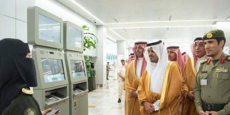 نائب امير مكة يتفقد صالات الحج والعمرة
