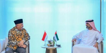 عمار بن حميد يبحث مع سفير إندونيسيا علاقات التعاون