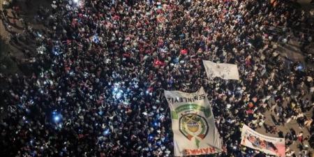 "كن أملا لغزة".. مسيرة ضخمة في إسطنبول تضامنا مع فلسطين
