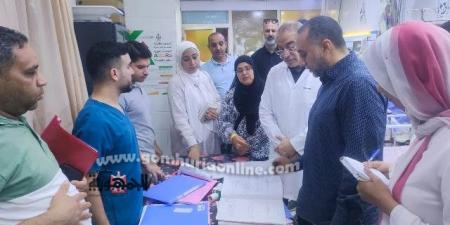 وكيل وزارة الصحة" في زيارة لمستشفي العريش العام"