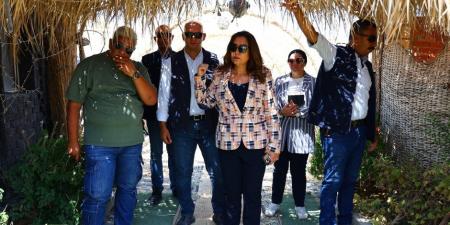 وزيرة التنمية المحلية والقائم بأعمال وزير البيئة تتابع سير العمل في محميتي وادي دجلة وقبة الحسنة