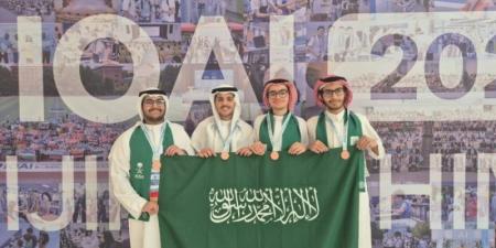 موهبة تعلن فوز المنتخب السعودي للذكاء الاصطناعي بـ4 ميداليات عالمية في أول مشاركاته الدولية
