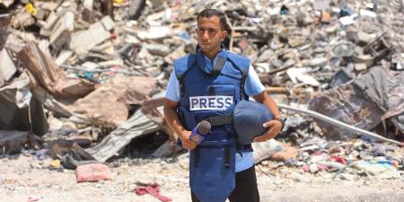 استشهاد أفراد طاقم الجزيرة بقصف إسرائيلي في غزة