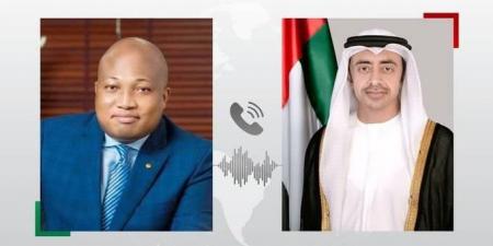 عبدالله بن زايد يعزي وزير خارجية غانا في ضحايا حادث تحطم المروحية العسكرية