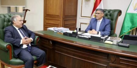 محافظ الجيزة يستقبل مدير مديرية التضامن الاجتماعي الجديد