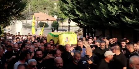 حزب الله وبلدة عيناثا يشيّعان الشهيد هادي خنافر