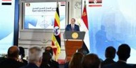 "الرئيس السيسي يفتتح منتدى رجال الأعمال المصري الأوغندي"