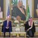 ولي العهد السعودي والرئيس الأمريكي يعقدان جلسة مباحثات في الرياض