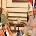 الفريق أول عبد المجيد صقر يلتقى وزير الدفاع بدولة مدغشقر