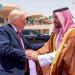 رئيس الولايات المتحدة يغادر المملكة وولي العهد في مقدمة مودعيه