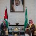 محمد بن سلمان يستقبل العاهل الأردني في نيوم السعودية