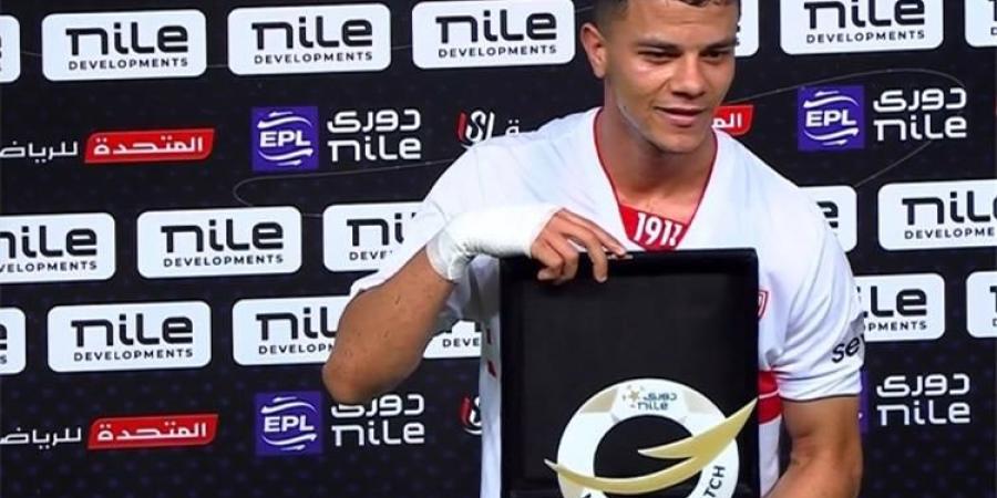 محمد شحاتة أفضل لاعب فى مباراة الزمالك والمصري البورسعيدي