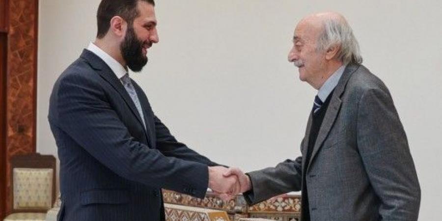 جنبلاط زار الشرع: لضرورة اضطلاع “الدولة السورية” بمسؤولياتها في الحفاظ على أمن مواطنيها