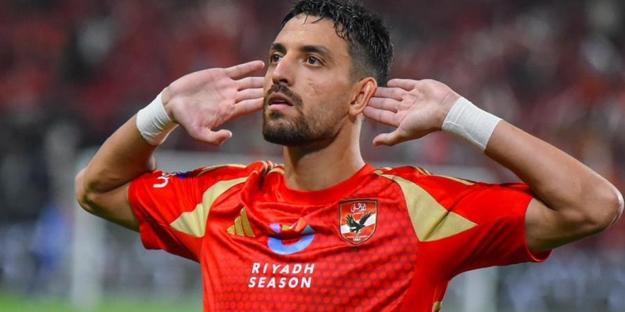 طاهر يفتتح اهداف الأهلي أمام حرس الحدود - شاهد