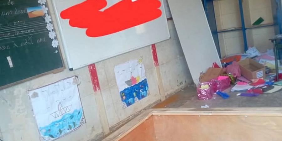 قلعة السراغنة.. مجهولون يقتحمون مدرسة خلال العطلة ويسرقون حواسيب ويخربون الأقسام